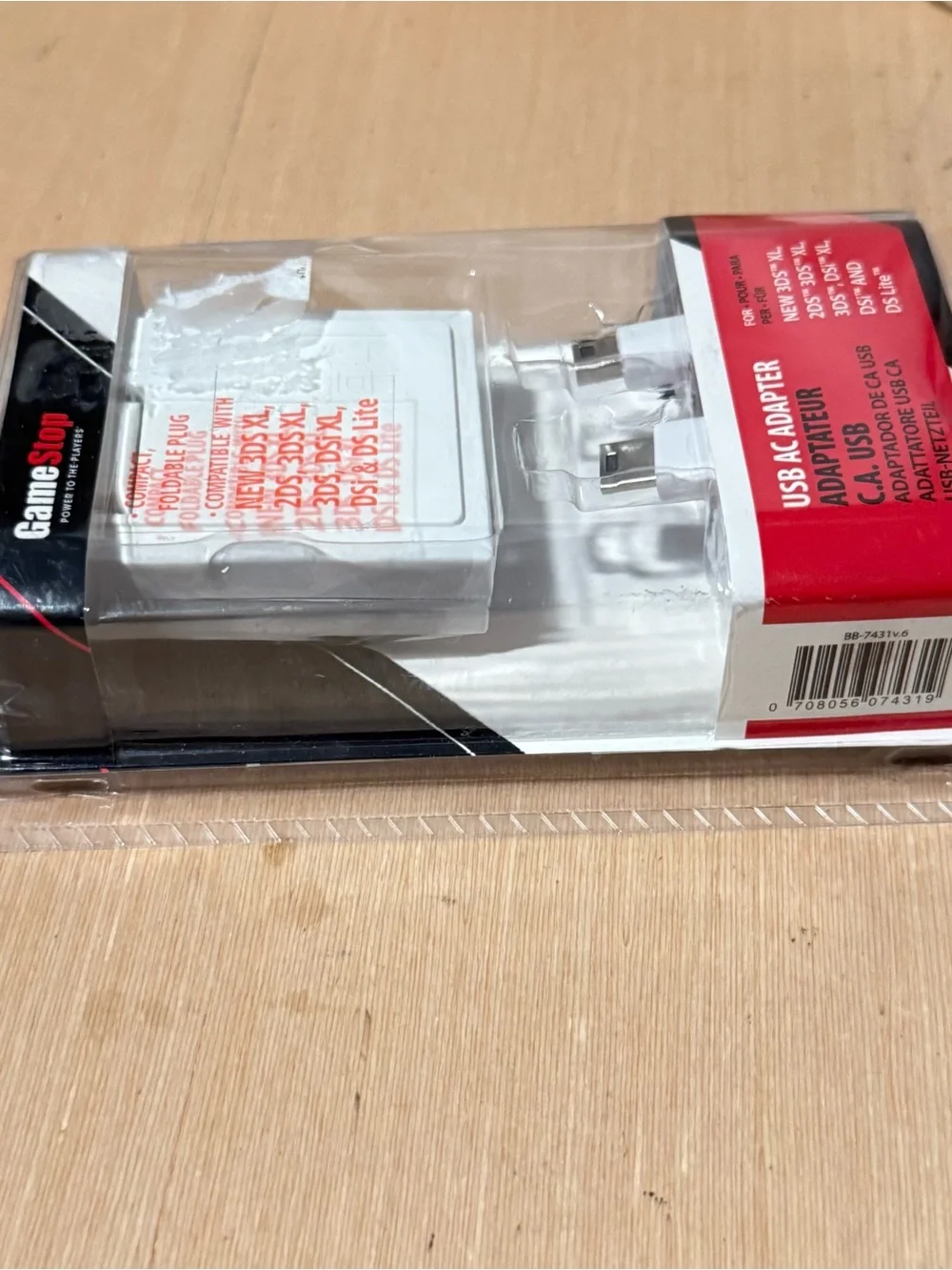 Gamestop USB AC Adapter Nintendo 3DS XL, 3DS, DSi, DSi XL, & DSi Lite Brand New!